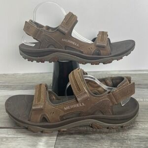 Merrell Kahuna Web Mens Brown Suede Hiking Sandals Size 14 J036845